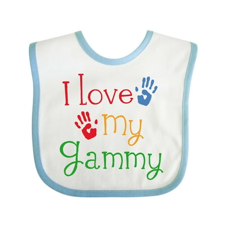 

Inktastic I Love My Gammy Gift Baby Boy or Baby Girl Bib