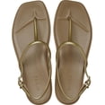thumbnail image 2 of Sandalias tipo chancla Miami para mujer Crocs en metálico sepia, talla 11 Mediana, 2 of 6