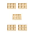 thumbnail image 3 of Thinsony Jewelry Display Tray Case Beads Holder Ladies Bangles Gemstone Stackable 6 grids 7.87x5.91x1.38 Inch 5Set, 3 of 6