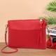 thumbnail image 4 of Bolsos de sobre de tela escocesa para mujer Bolsos de hombro de mensajero de cuero de PU / Rojo-204102.02 Likrtyny Para estrenar, 4 of 7