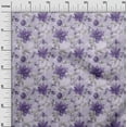 thumbnail image 3 of oneOone Cotton Cambric Purple Fabric Floral Retro Quilting Supplies Print Sewing Fabric By The Yard 56 Inch Wide, 3 of 5