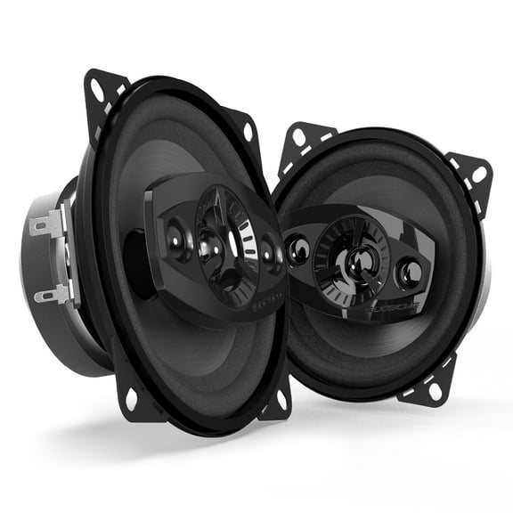 Scosche 4" 4-Way Car Audio Speaker Pair - 120W Peak Power - Precision HD Sound, HD4004A-WM1SD