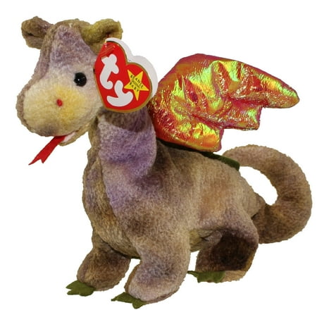 TY Beanie Baby - SCORCH the Dragon (7 inch) - Walmart.com