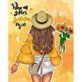thumbnail image 1 of Diamond Painting (DE9416) Back Girl Square 5D DIY Artesanías hechas a mano (sz537) 50x70cm FLhrweasw Nuevo, 1 of 1