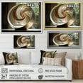 thumbnail image 4 of Designart "Vortex Of Bronze Beauty: Nautilus" Nautilus Floater Framed Wall Art Prints, 4 of 5