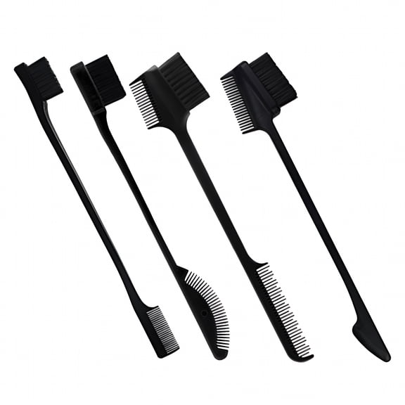 ACDANC 4Pcs Dual-headed Eyebrow Brush Portable Multifunctional Eyebrow Brush Combs