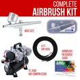 thumbnail image 2 of Master Performance G22 Airbrush System Kit with Powerful Master TC-848 4 Cylinder Piston Compressor with Air Tank, 2 of 5