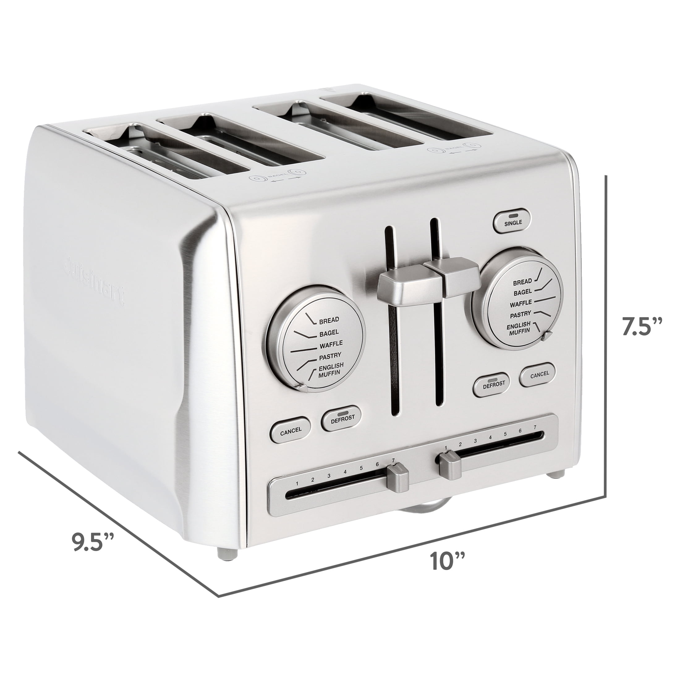 Cuisinart Custom Select TM 4-Slice Toasters, Natural