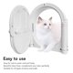 thumbnail image 3 of Puerta Interior Para Gatos, Puerta Para Perros, Silenciosa, Resistente A La Intemperie, Linda Para Pared, 3 of 7