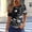 Black-F, variant on Womens Summer Crew Neck Short Sleeve T Shirts Flower Print Trendy Outfits Boho Tops,Womens Tops Pink-E L(L)