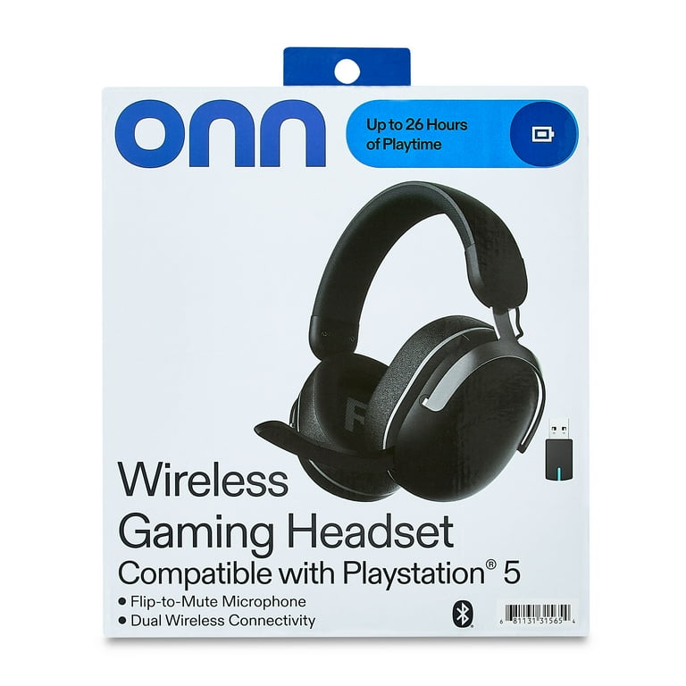 Free Shipping! Onn+ Wireless Gaming Headset Compatible with