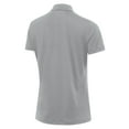 thumbnail image 3 of Women's Antigua  Gray New England Patriots Reprocess Polo, 3 of 4