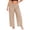 Brown, variant on Cotton Pajama Pants for Women Wide Leg Lounge Pj Bottoms Soft Lightweight Striped SLeepwear Pants,Red,XXL