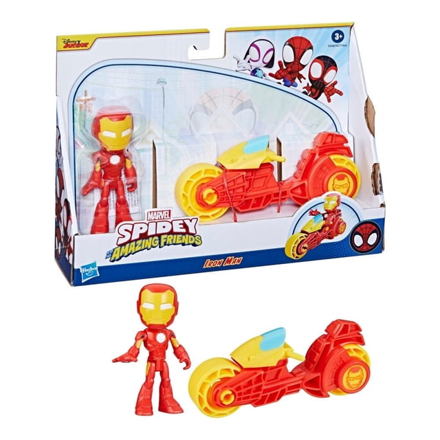 Set de Juego Hasbro Marvel SAF Iron Man 4 Pulgadas