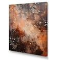 thumbnail image 2 of Designart "Silvery Cocoa Celestial Array" Abstract Collages Wall Art Living Room, 2 of 7