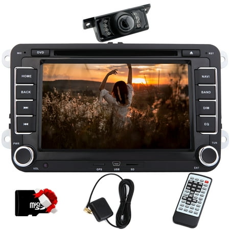 Eincar 7 inch Double Din Car Stereo Bluetooth With DVD Player Car Radio Sat Nav With Free Map Card For VW GOLF 5 6 POLO JETTA TOURAN EOS PASSAT CC TIGUAN SHARAN SCIROCCO Caddy + CANBUS