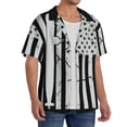 thumbnail image 3 of Disketp Men's Hawaiian Submarine Vintage Flag Print Shirts Button Down Holiday Beach Shirts-Small, 3 of 5