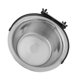 thumbnail image 3 of Cuenco para perros, comedero de acero inoxidable para colgar, mediano, pequeño, para cachorros, gatos, comedero de agua y comida, L, 3 of 14