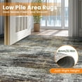 thumbnail image 2 of Area Rugs for Living Room, 5'x7' Washable Non-slip Indoor Rug Neutral Ink Black, Soft Low Pile Stain Resistant Carpet for Bedroom, Nursery, Office, 2 of 10