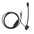 thumbnail image 4 of Cable de micrófono Boom con botón de silencio Micrófono para juegos Micrófono desmontable Cable de reemplazo Cancelación de ruido para auriculares, 4 of 7