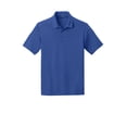thumbnail image 3 of Port Authority Men's SuperPro Knit Polo, True Blue, Small, 3 of 4