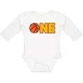 thumbnail image 3 of Inktastic One Basketball First Birthday Boys or Girls Long Sleeve Baby Bodysuit, 3 of 5