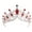 Red, variant on Yammee Elegant Large Crown Headband Decoration for Performances and Birthdays