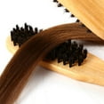 thumbnail image 6 of Professional Hairdressing Comb Double Brushes Wooden Anti static Hair Straightener Tool, 6 of 8