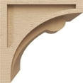 thumbnail image 3 of 8"W x 8"D x 8"H Wide Viola Rough Cedar Woodgrain TimberThane Corbel, Primed Tan, 3 of 6