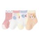 thumbnail image 1 of 4 pares de calcetines tobilleros para niñas y niños pequeños, calcetines de verano de malla fina de algodón suave, 1 of 5
