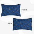 thumbnail image 3 of Haiem Pillowcase for Hair and Skin Queen - Whales Swim Printed Soft Pillowcase with Envelope Closure-14"x20", 3 of 8