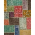 thumbnail image 1 of Ahgly Company Indoor Rectangle Abstract Khaki Green Patchwork Area Rugs, 5' x 8', 1 of 6