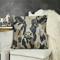 thumbnail image 2 of Leopard Pillow Covers  Black Cheetah Decorative Animal Brown Grey Throw Pillow Cover  Farmhouse Home Sofa Soft Cushion for Couch Outdoor Indoor Living Room, 2 of 5