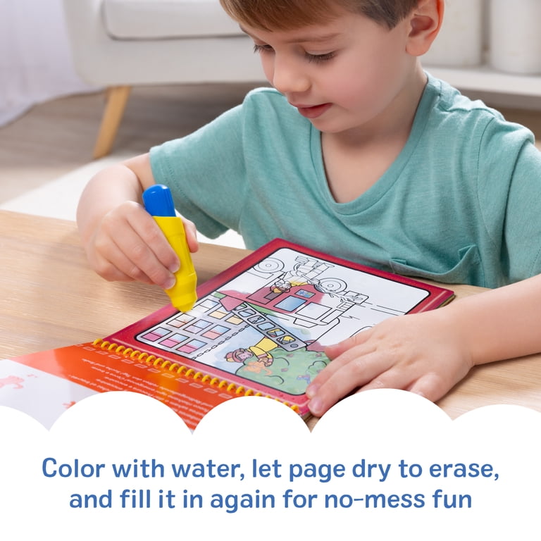 Melissa & Doug Wow Magic Water Book | Libro da Colorare con la Penna Magica a Tema Mondo
