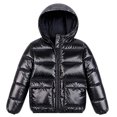 thumbnail image 5 of Lanbubble Girls Shiny Puffer Jacket Hooded Winter Coat Warm Outerwear for Kids 7-14Y, 5 of 7