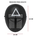 thumbnail image 3 of Disfraz Mascara Halloween Juego Calamar Soldado Triangulo, 3 of 3