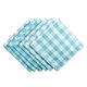 thumbnail image 1 of Juego de servilletas, diseño de Cuadros, Color Azul, 1 of 9