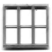 HO 100"x92" 6 Pane Dbl Hung Triple Window (3)