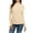 501_Beige, variant on YEJIMAN Long Sleeve T-shirt, Yellow Cotton Tshirts For Women, Women Casual Solid Long Sleeve Mock Turtleneck Blouse Tops Slim Fit Stretchy Layer Tee Shirts,