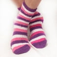 thumbnail image 4 of Women's Super Fuzzy Crazy Colorful Fun Cute Cozy Striped Socks - 8 Pairs - Assortment S4, 4 of 6