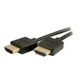 thumbnail image 5 of C2G 41361 Ultra Flexible 4K UHD High Speed HDMI Cable (60Hz) with Low Profile Connectors, Black (1 Foot, 0.30 Meters), 5 of 7