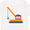 thumbnail image 4 of Inktastic Kids Construction Crane Boys or Girls Long Sleeve Toddler T-Shirt, 4 of 5