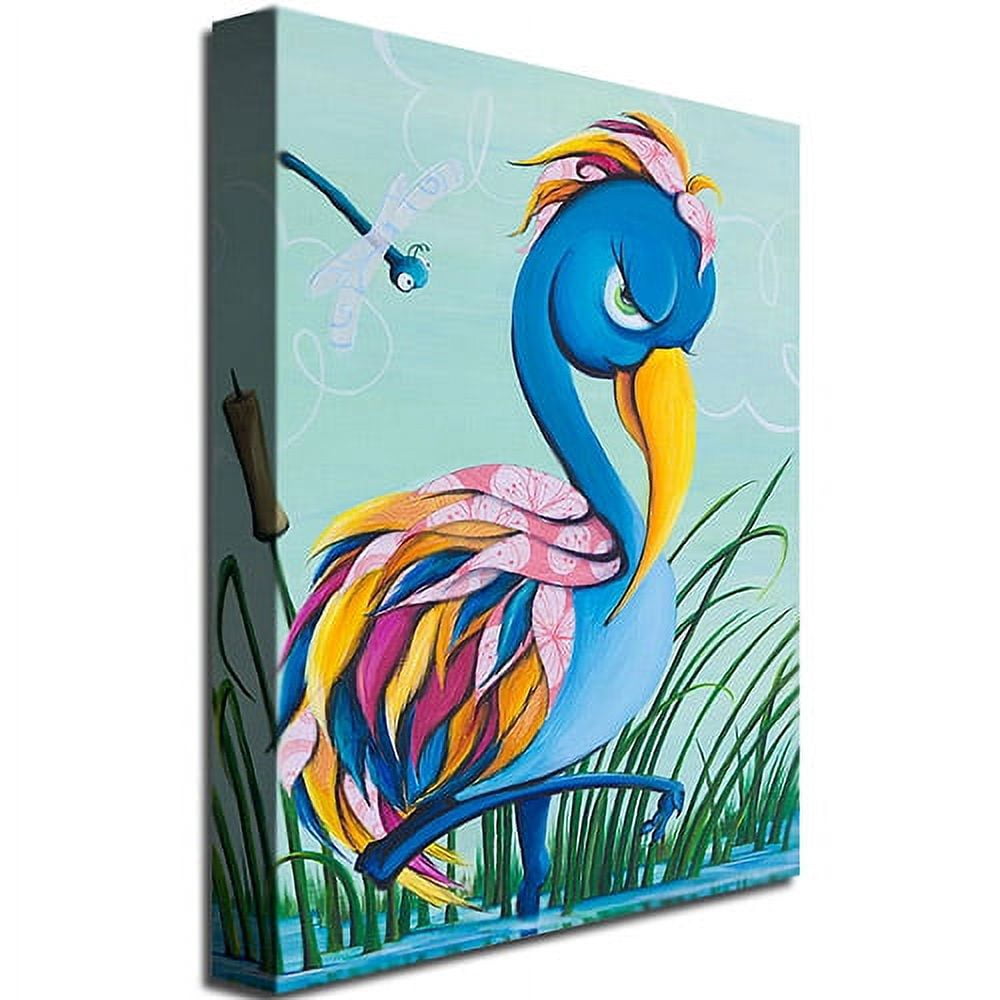 Trademark Fine Art "Showbird" Canvas Art by Sylvia Masek