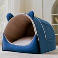 thumbnail image 4 of Cama para perros Gato Casa acogedora Cueva Perrera Cómoda Extraíble Cálida para interior Exterior Antideslizante Lavable Invierno Cama para dormir 40cmx33cmx28cm Sunnimix Cama nido, 4 of 6