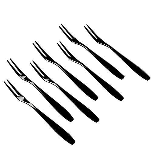 Wekiog Stainless Steel Black Dinner Forks Set of 12 
