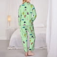 thumbnail image 5 of Lsque Pikmin Pattern Long Sleeve Pajama Set for Women - Soft 2-Piece Sleepwear and Loungewear Set with Pockets, Comfy Nightwear, 5 of 8