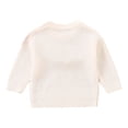 thumbnail image 7 of Staki Sweatshirts for Girls Girls Sweaters Cotton Cute Kids Sweater Crew Neck Holiday Pullover(White,0-6 Months), 7 of 7