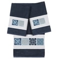 thumbnail image 5 of Authentic Hotel and Spa  100% Turkish Cotton Vivian 3PC Embellished Towel Set White, 5 of 5