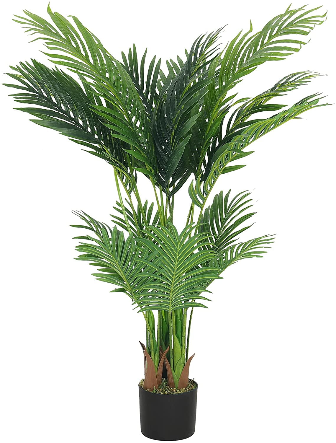 Artificial Plant Indoor Outdoor Potted Paradise Palm Tree Office Decor 5'6 ft 