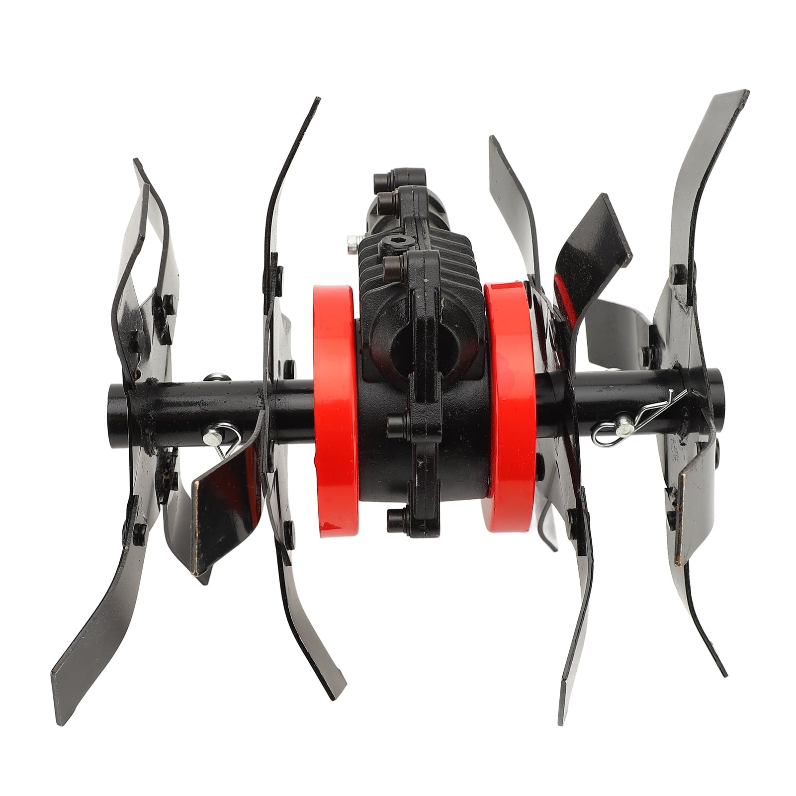 Mower Loosening Wheel, 9 Teeth Highly Efficient Grass Cutter Loosening Wheel Multifunctional Aluminum Iron Alloy  for Weeding
